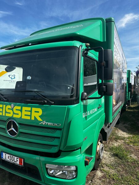 Mercedes Atego 7.5 tons cu lift inmatriculate pe Romania